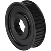 Timing belt pulley for taper bush section H-150